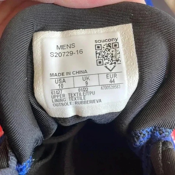 Saucony Men’s Ride 15 in Sapphire - Picture 7 of 8